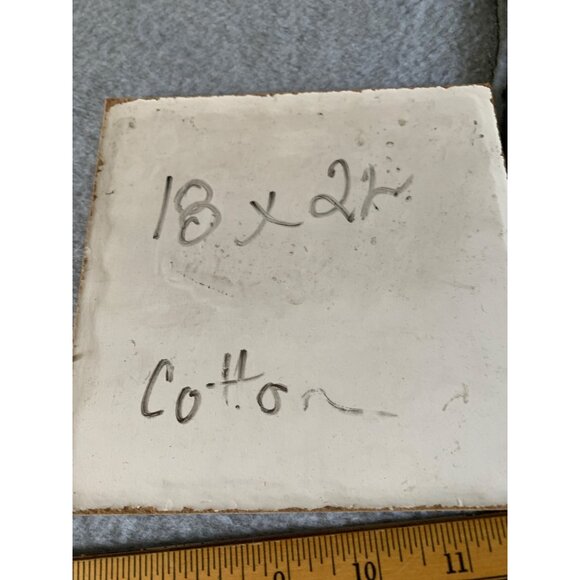 Green Floral Cotton Fat Quarter 18x22" Quilting Sewing Fabric Piece - Picture 4 of 4